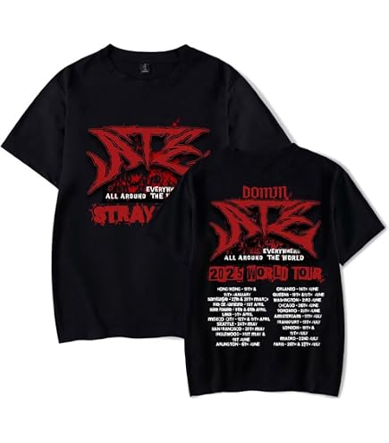 Amazon.com: DHSPKN Skz Dominate ATE Tour Merch T-Shirt Felix